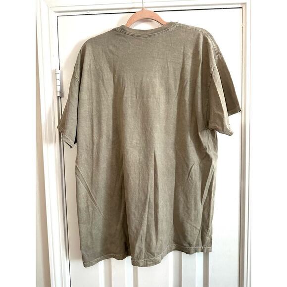 NWOT Licensed NIRVANA Flower Rose Wreath Vintage-Look Tee - Unisex Sz XL - Picture 3 of 3